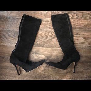 Jimmy Choo Suede Black Boots